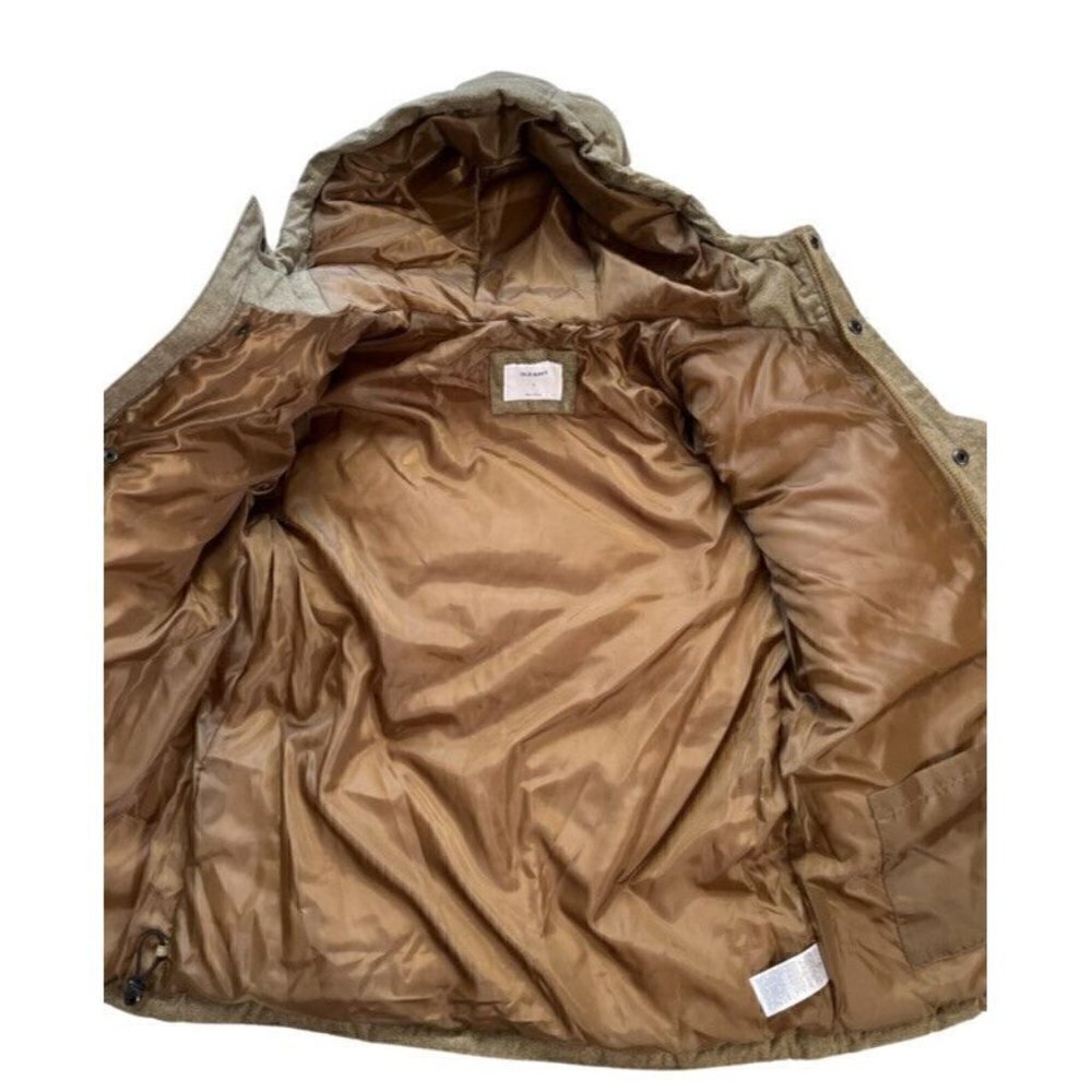 OLD NAVY HERITAGE Wide Channel Puffer Utility Coat Jacket NWT Men's Size Small - Picture 13 of 16